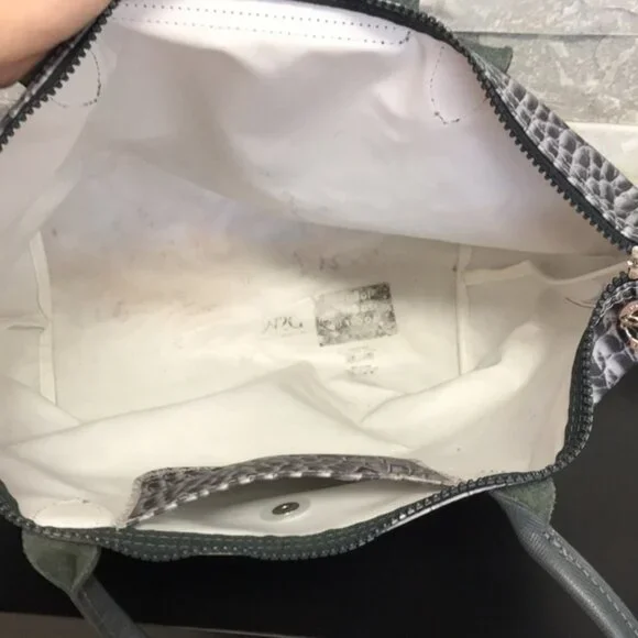 Longchamp Le Pliage Crocodile-Print Tote - Picture 8 of 9